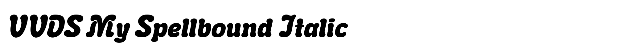 VVDS My Spellbound Italic image
